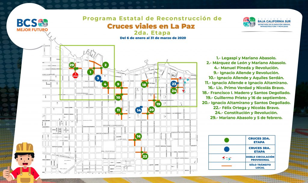 PRÓXIMO LUNES 6 DE ENERO INICIAN TRABAJOS DE RECONSTRUCCIÓN EN