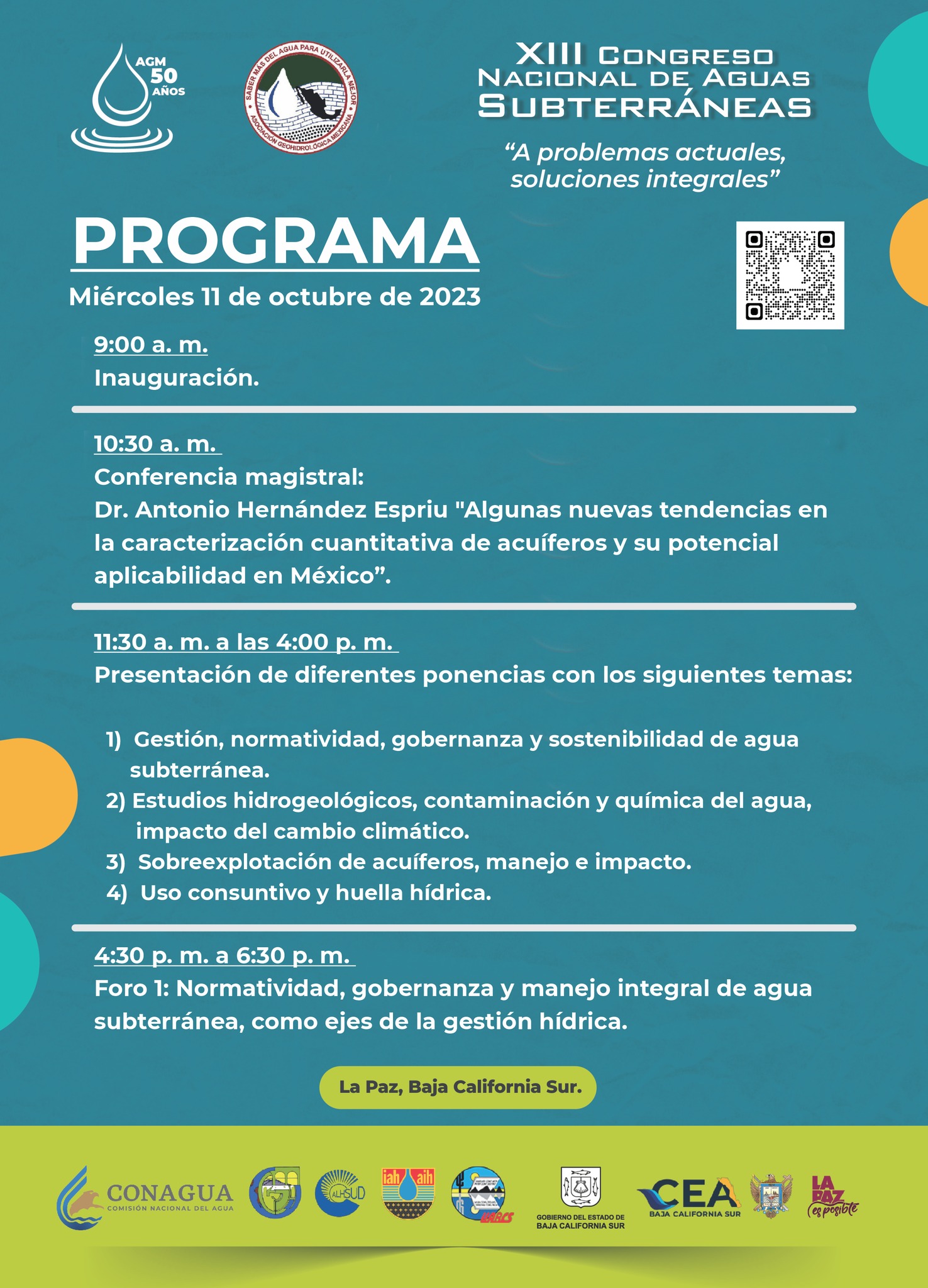 BCS ES SEDE DEL CONGRESO NACIONAL DE AGUAS SUBTERRÁNEAS – Secretaría de ...